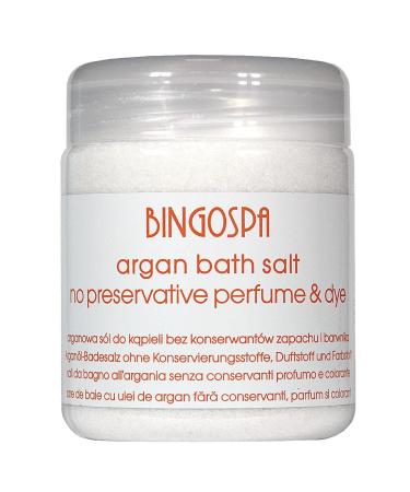 Argan bath salt for whirlpools SPA treatments and peeling 550 g BINGOSPA
