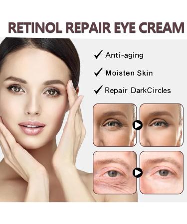Retinol Eye Cream Eye Cream for Dark Circles Puffy Eyes Anti Wrinkle Eye Cream Firming Eye Cream Against Wrinkles with Retinol and Hyaluronic Acid Eye Cream Anti Aging for All Skin Types - Buy Online on GoSupps.com