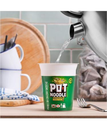 Chicken & Mushroom Pot Noodle Multipack - Pack of 12 x 90g - Buy Online on GoSupps.com