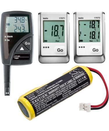 Buy 3.6V 0515 0177 Battery Replacement for Testo 177 Loggers 175-T1 & 175-T2 | International Shipping Available - Buy Online on GoSupps.com