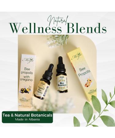 Merja Herbs Bee Propolis with Oregano for Adults - Natural Immune Support & Sore Throat Relief in Drops 20ml 0.68 oz - Buy Online on GoSupps.com