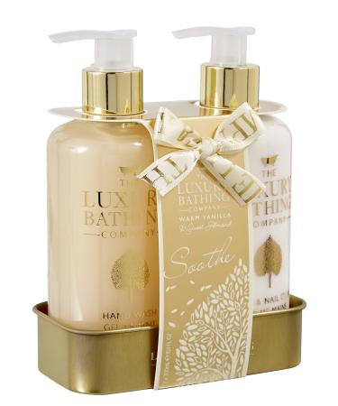 Splendid - Reusable Tin containing 300ml Hand Wash and 300ml Hand & Nail Cream gold