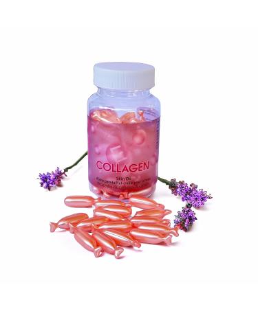 Amazing Shine Collagen Skin Oil | 100% Organic Anti-Aging Formula | Smoothing & Firming Skin Care | Reduce Wrinkles & Dry Skin (90 Capsules - Buy Online on GoSupps.com