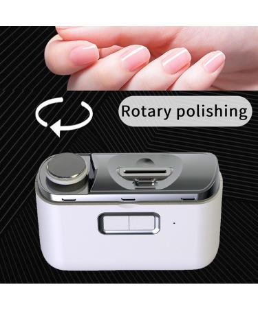 Electric Nail Clipper Portable Automatic Electric Nail Clipper Fingernail Cutter and File USB Rechargeable Safety Fingernail Trimmer - Buy Online on GoSupps.com
