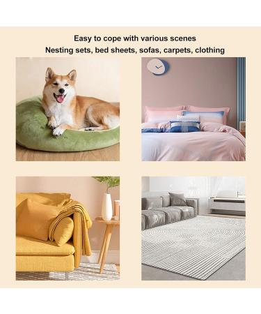 Portable Double-Sided Manual Fabric Remover for Lint & Pet Hair - Handy Travel Tool for Dogs (Orange) | International Shipping - Buy Online on GoSupps.com