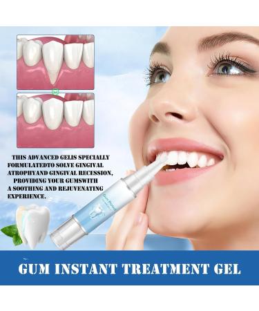 Neslemy Gum Shield Therapy Gel Gum Repair Treatment Gel Dentizen Gum Therapy Gel Teeth Whitening Essence Pen Deeply Cleaning Gums Enhances Overall Gum Health (3pcs) - Buy Online on GoSupps.com
