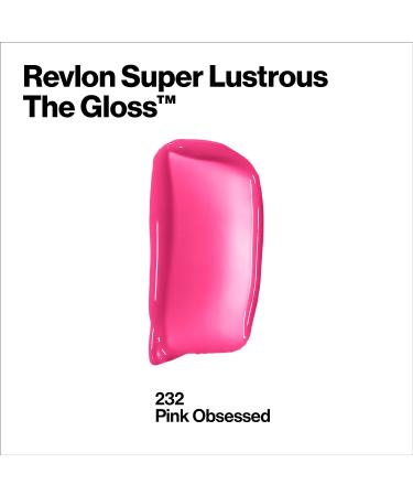 Revlon Super Lustrous The Gloss Lip Gloss - Pink Obsessed 232, 0.13 Oz (Pack of 1) | High Shine, Non-Sticky Formula - Buy Online on GoSupps.com