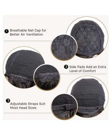 Short Ombre Kinky Curly Wig for Black Women - Glueless Human Hair Wig with Bangs - Buy Online on GoSupps.com
