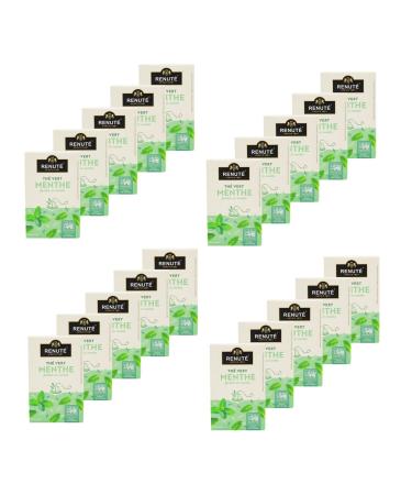 Renut Pack of 20 Mint Green Tea - 20 tea bags - 32g box