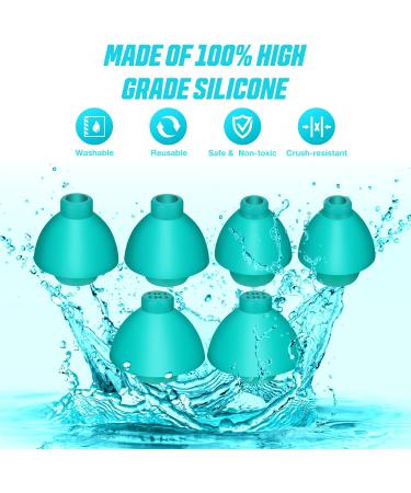 FireAnt 3 Pairs Nose Pillows Compatible with Navage Nasal Care - High Grade Silicone Nose Buds Sinus Pillows Compatible with Navage Nasal Irrigation System (Small Standard Extra Large) in Blue - Buy Online on GoSupps.com