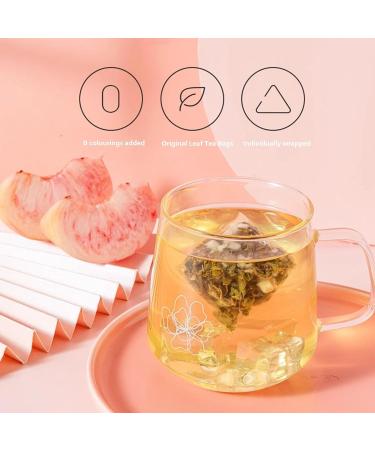  XFLHXY XFLHXY Premium Peach Oolong Tea Natural Blend Juicy Peach Hot and Cold Leaves Bags Low Calorie Oolong Fruity Base - Buy Online on GoSupps.com