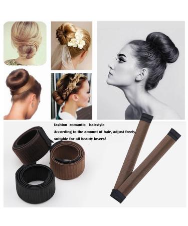SENNI 6PCS Sparkling Crystal Hair Bun Maker Set for Women and Girls - Easy, Elegant Hair Styling Accessory - Buy Online on GoSupps.com