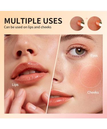  SONGVISON Moisturizing lip balm with color long-lasting hydrating lip balm perfect for applying to lips and cheeks deep nourishment temperature-activated for a glossy finish - Buy Online on GoSupps.com