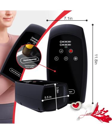 Hand Massage Device - Mothers Day Gift | Pain Relief Compression & Heating for Carpal Tunnel & Numbness | Perfect Valentines Day Gift - Buy Online on GoSupps.com