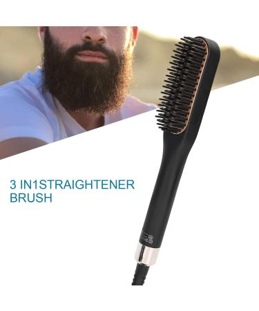 Mini Electric Beard Straightener for Men | PTC Heating 3 Timer Settings | Ultimate Beard Styling Comb - Buy Online on GoSupps.com