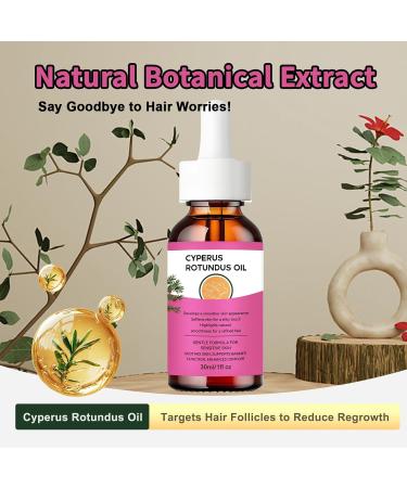 Cyperus Rotundus Oil Softens skin - Cyperus Rotundus Skin Serum Natural Organic Moisturizing Soothing Body Oil Reducing Body Hair for All Skin Types 30ML - Buy Online on GoSupps.com