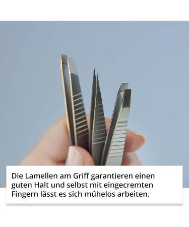 Rubis Universal Eyebrow Tweezers | Straight Tip | ProGrip Tweezers for Perfect Plucking - Shop Internationally! - Buy Online on GoSupps.com