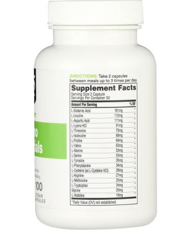 365 by Whole Foods Market Amino Essentials 100 Capsules 100 Count (Pack of 1) - Buy Online on GoSupps.com