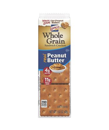 Lance Whole Grain Peanut Butter Crackers - 3 Boxes (24 Packs) | Healthy Snack Option - Buy Online on GoSupps.com
