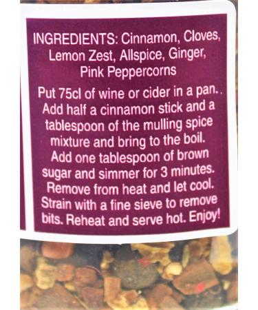Mulling Spices for Red Wine or Cider Jar 100g - Perfect way to make Red Wine or Cider - Buy Online on GoSupps.com