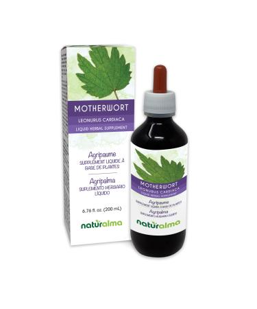Naturalma Motherwort (Leonurus cardiaca) herb with Flowers Alcohol-Free Tincture - 6.76 fl oz Liquid Extract in Drops - Herbal Supplement - Vegan Alcohol-free 6.76 Fl Oz (Pack of 1)