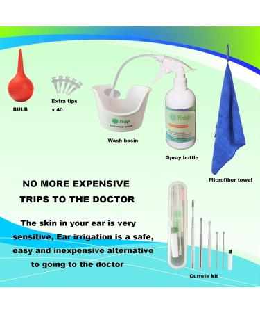 Electric Ear Wax Removal Kit | Safe & Easy Ear Cleaning for Adults & Kids - Ear Wax Cleaner & Ear Flush Kit - Buy Online on GoSupps.com