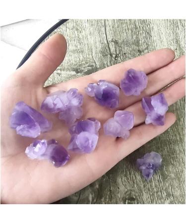 Amethyst Rough Stone 12pcs Natural Raw Amethyst Stone Quartz Purple Crystal Cluster Stones Specimen Home Decor Crafts Decoration Ornament - Buy Online on GoSupps.com