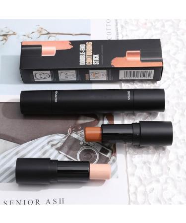 Contouring Stick Professional Makeup Highlighter Contour Stick 2-In-1 Contour Stick with Two Ends Defines the Cheekbones and Shapes the Face (02# .) - Buy Online on GoSupps.com