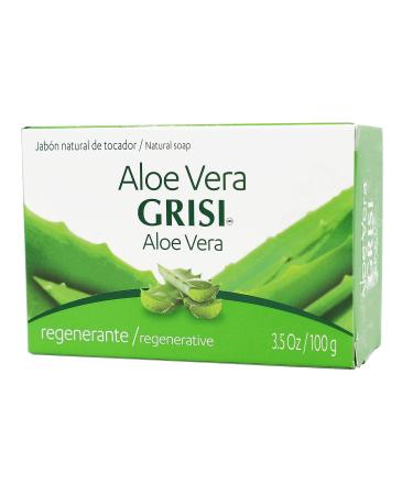 Grisi Aloe Vera Soap 6pk - Jabon de S bila - 3.5 Oz. x 6 Units - Buy Online on GoSupps.com