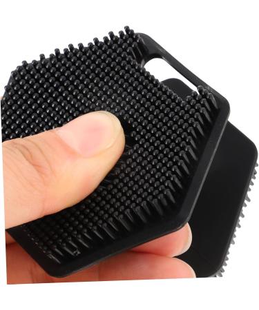 SOESFOUFU Face Brush Face Cleansing Brush Face Exfoliator Facial Cleansing Brush Exfoliator Face Scrub Facial Cleansing Brush for Blackhead Double Sided Silica Gel Scrubber 6.50X6.50X4.00CM Black - Buy Online on GoSupps.com