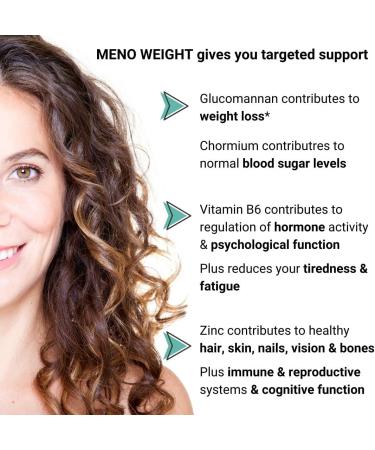 Meno Weight Bloating Relief & Hormone Balance for Women - Menopause Supplements | B6 Vitamins | Hormone Harmony UK - Buy Online on GoSupps.com