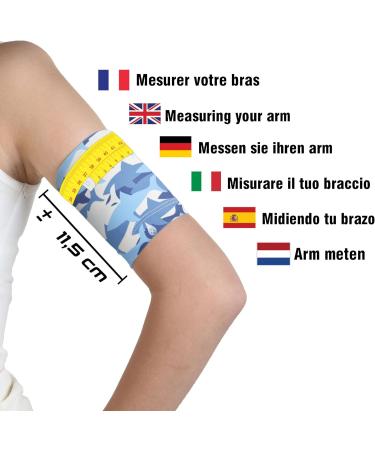 Dia Band for Kids | Glucose Sensor Protection Bracelet | Freestyle Libre Medtronic Dexcom Omnipod | Comfortable Reusable Diabetic Band (Junior M) - Buy Online on GoSupps.com