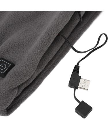 Heated Neck Wrap Scarf | 3 Adjustable Temperatures | Portable Pain Relief Wrap | Comfortable Electrical Heating - Gray - Buy Online on GoSupps.com