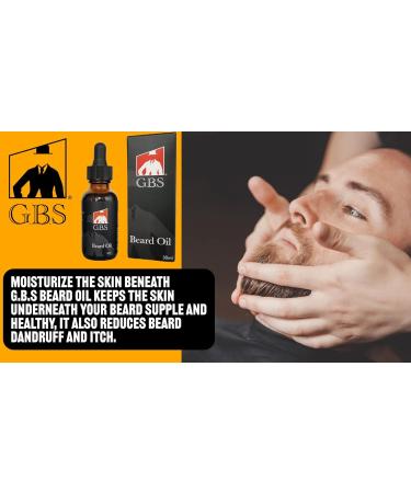 Buy G.B.S Natural Unscented Beard Oil & Dropper - 1fl oz | International Shipping Available - Buy Online on GoSupps.com