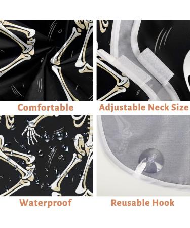 Dancing Skeleton Beard Bib Apron | Men s Beard Hair Catcher for Shaving | Perfect Gift for Dad & Husband | Fathers Day Anniversary Christmas - 2 Suction Cups Included - Buy Online on GoSupps.com