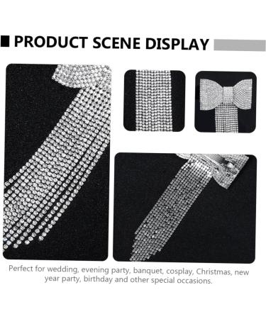 Beaupretty Wedding Tassel Hair Clip rhinestone tassel crystal bow clip rhinestone hair bow clip hair bow wedding rhinestone bow veils for brides rhinestones bang clip Crystal - Buy Online on GoSupps.com