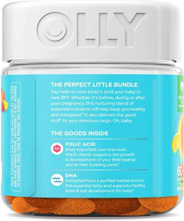 Olly Prenatal Gummy Multivitamins - 60 Essential Gummies for Healthy Pregnancy - Buy Online on GoSupps.com