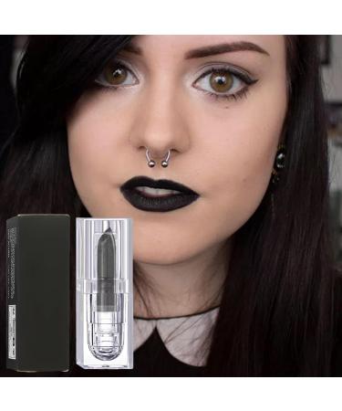 Waterproof black lipstick Gothic waterproof gloss - Long-lasting black lip gloss for parties outdoor events festive occasions everyday wear evenings out - Buy Online on GoSupps.com