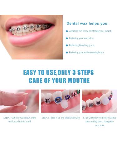 Buy Vesaneae Orthodontic Wax for Braces - 10 Boxes 50 Strips Mint Flavor & Pain Relief - Buy Online on GoSupps.com