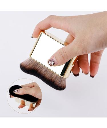 Self Tanning Brush - Soft Applicator for Face & Body | Portable Gold Tanning Makeup Brush - Buy Online on GoSupps.com