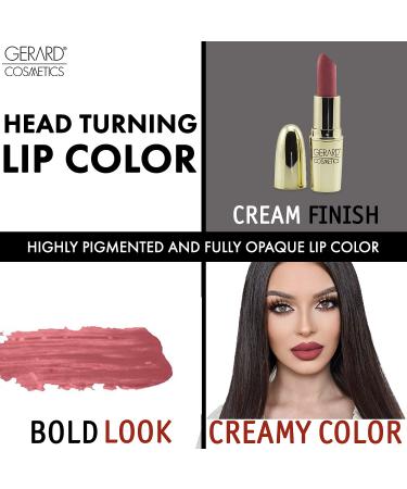 Gerard Cosmetics Berry Smoothie Lipstick - Creamy & Buttery Formula for Flawless Pout, Rich Pigmented Color, Satin Finish - 0.14 oz - Buy Online on GoSupps.com