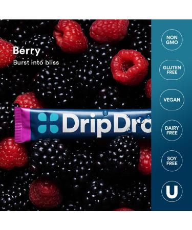 DripDrop Hydration - Electrolyte Powder Packets - Berry & Orange Bundle - 64 Count - Buy Online on GoSupps.com