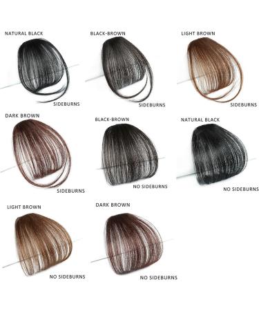 Bangs Hair Clip Fake Air Bangs Synthetic Hair Extension Soft Light Air Hair Bangs Clip On Hair Extension False Straight Hair Bangs Fringe Bangs Clip in Hair(Color:Light brown B) 6inches Light brown B - Buy Online on GoSupps.com