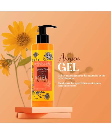  tradicity ORGANIC FARM Arnica Montana Gel 90% 2000ml | Natural Remedy Muscle Pain & Tired Legs | Stimulating Circulation | Skin Care & Anti-Aging | Muscle Relaxing Orange 2000 ml - Buy Online on GoSupps.com