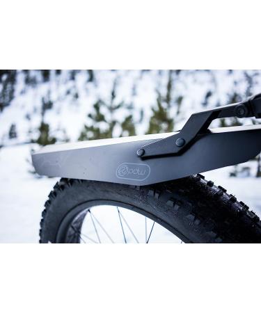 PDX Mud Shovel 6.5 Rear Fat/Plus Fender - Black Topo | Portland Design Works - Buy Online on GoSupps.com
