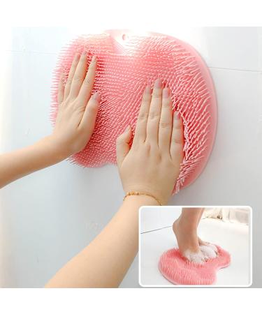 Leonshco Foot Brush & Back Scrubber - Non-Slip Shower Brush for Foot Cleaning & Massage - Boosts Circulation & Relieves Fatigue (Red) - Shop Internationally - Buy Online on GoSupps.com