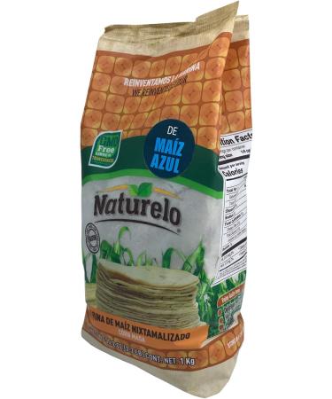 NATURELO 1Kg Nixtamalized Purple Cornmeal - 100% Natural Harina de Maiz Azul Azteca - Buy Online on GoSupps.com