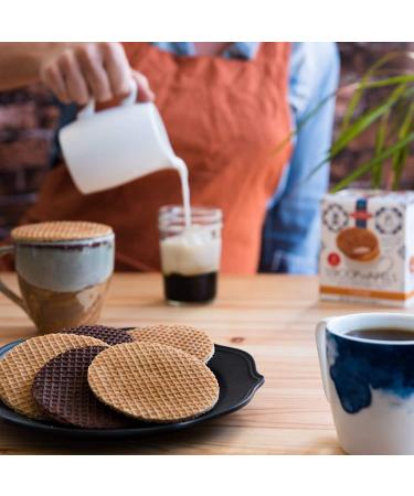 Daelmans Caramel Stroopwafels - Original Dutch Waffle Cookies, 24 Individually Wrapped, No Preservatives - Buy Online on GoSupps.com