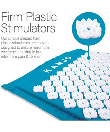 Kanjo Acupressure Seat Cushion - Memory Foam Coccyx Seat Cushion for Spinal, Hip & Tailbone Pain Relief - FSA & HSA Eligible - Buy Online on GoSupps.com