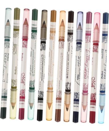 Healeved 2pcs 12 Eye Liner Pencils Eye Shadow Waterproof Eyeliner Pencil Waterproof Eyeliner Pencil - Buy Online on GoSupps.com